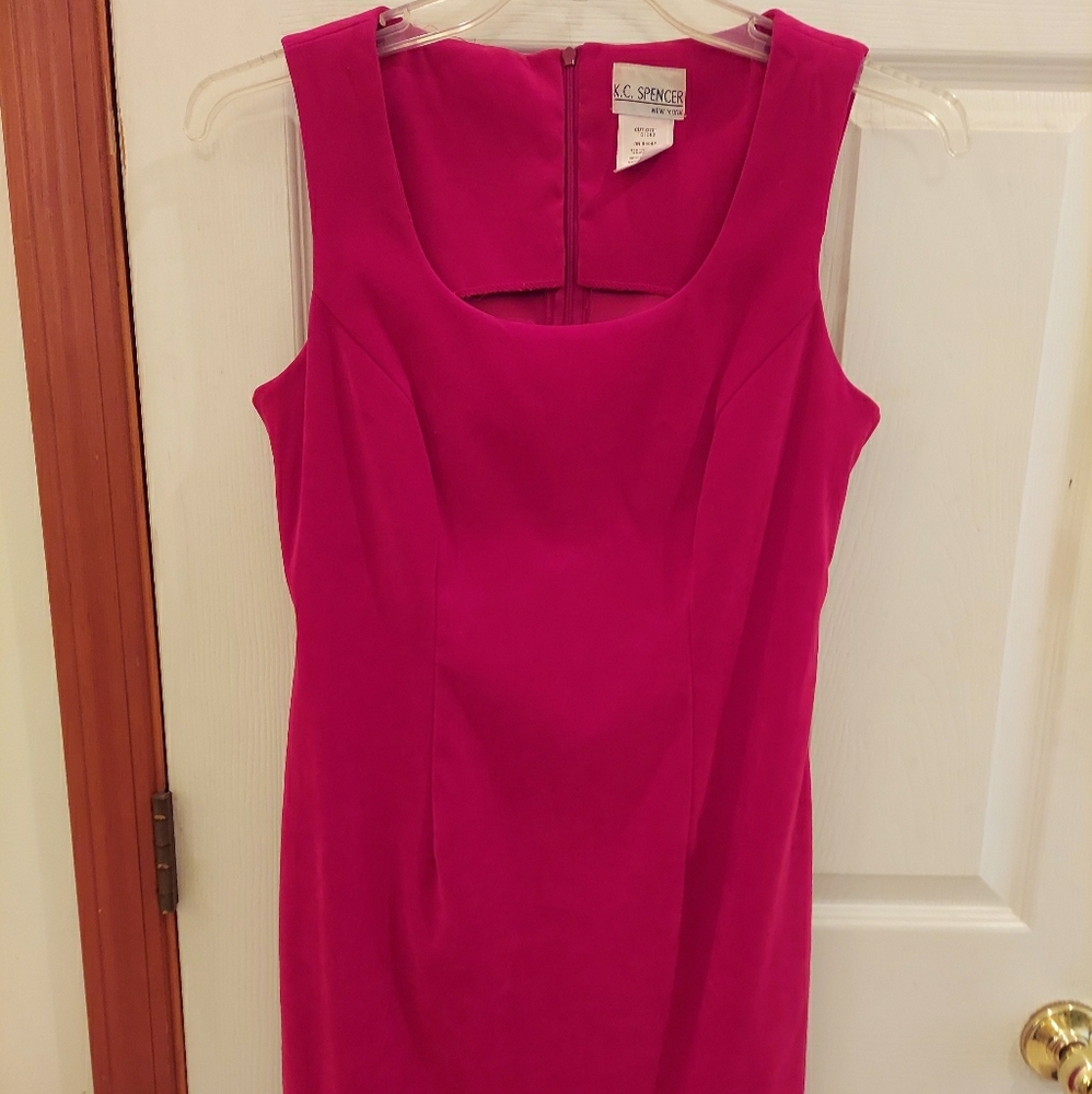 vintage red K.C. Spencer dress size 6